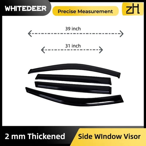 Fits for Buick Enclave 2008-2017 Side Window Vent Visor Sun Rain Deflector Guard - Picture 2 of 9
