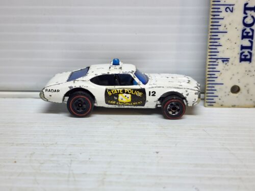 Hot Wheels vintage 1969 Redline police d'État application de la loi bon état complet