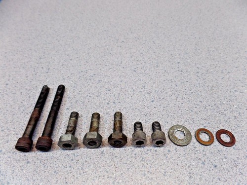 1963 TRIUMPH SR 650 BONNEVILLE ROADSTER EXHAUST ROCKER BOX HARDWARE           - Picture 1 of 10