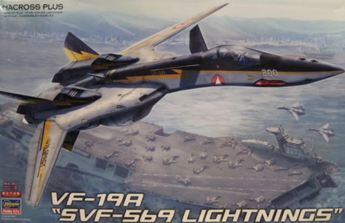 Hasegawa HA65790 1/48 VF-19A `SVF-569 Lightnings` Assembly Model Kit - Picture 1 of 9