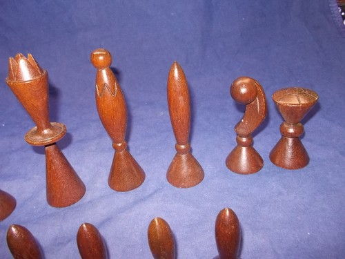 ✔️Vintage 1958 ANRI Universum Space Age Chess Set Atomic Arthur Elliott No Case - Picture 12 of 18
