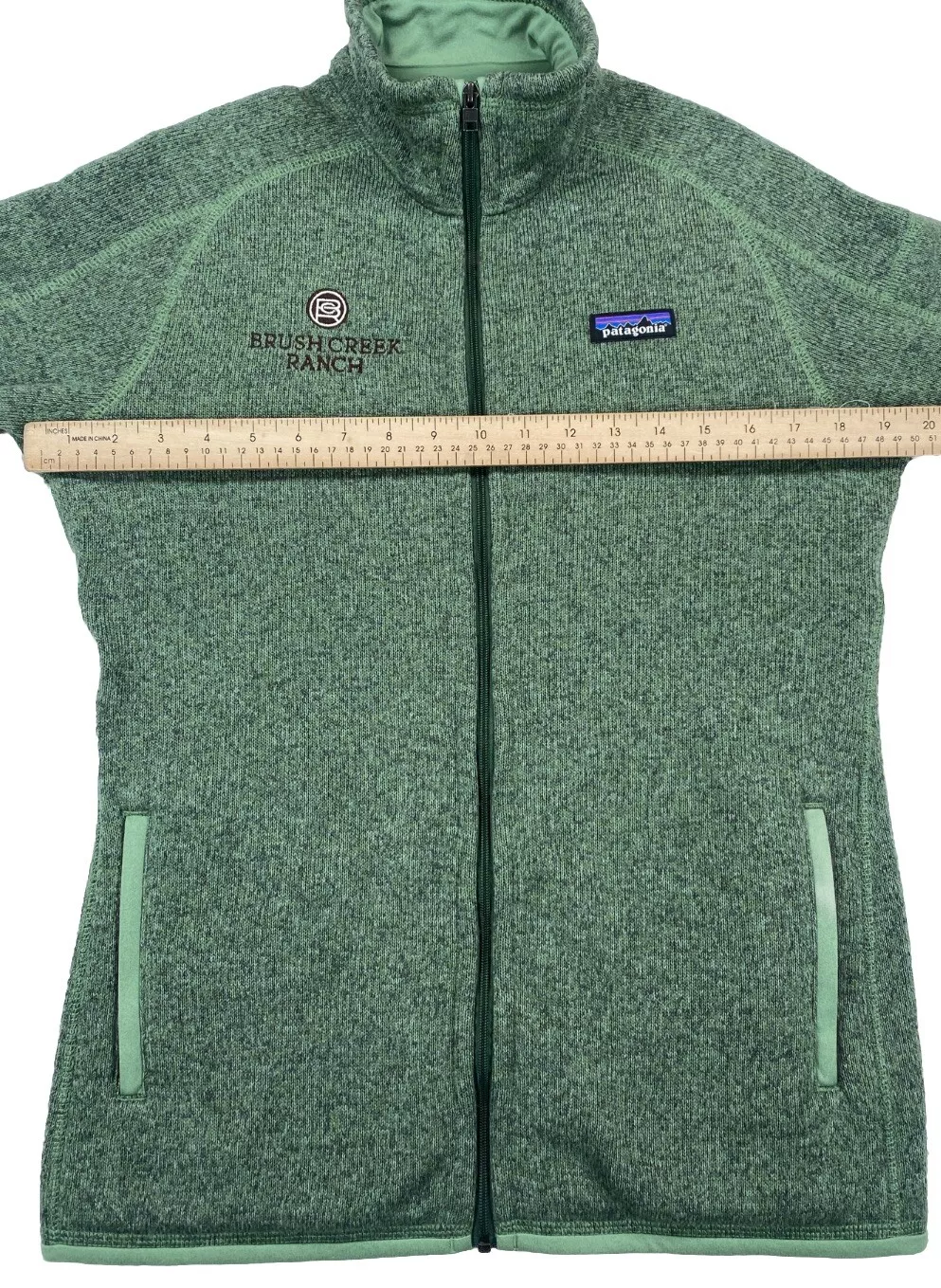 patagonia better sweater full zip company logo jacket