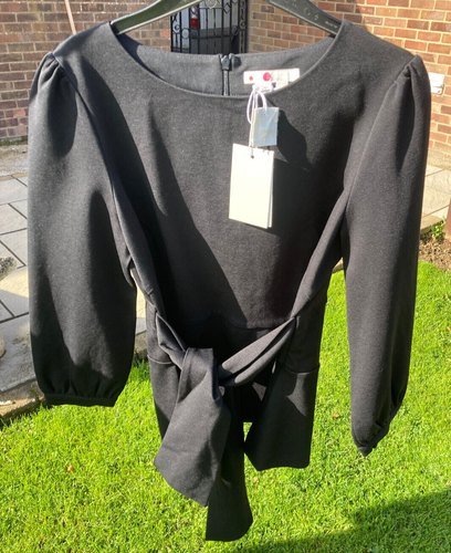 Boden Evie top size 12 reg black colour -b4-- - Picture 2 of 5