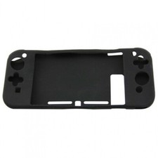 Silicone Case Compatible With Nintendo Switch Black Gel Rubber Protection