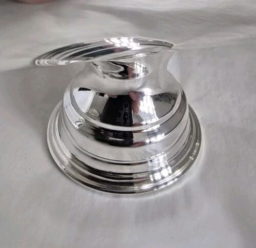 Vintage solid sterling silver sugar Scuttle & Scoop. Sheffield 1985. By R A L - Picture 12 of 24