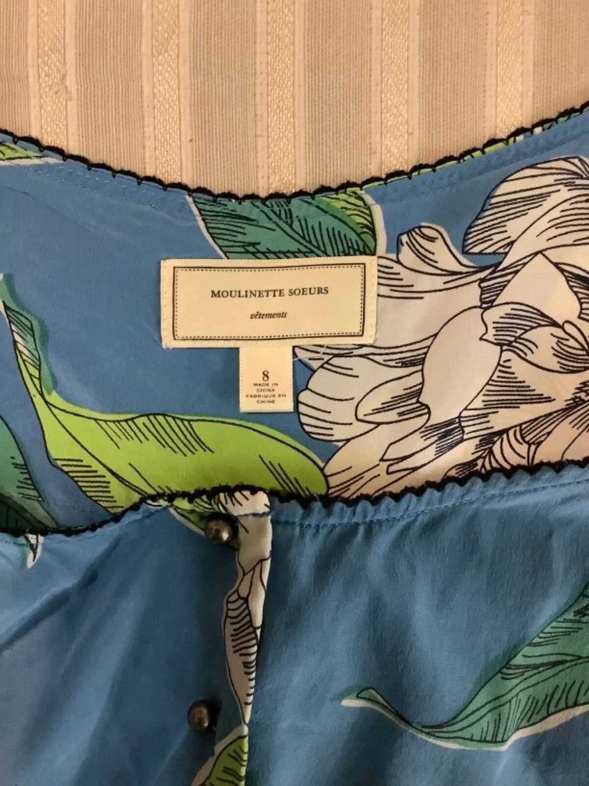 Abito floreale Moulinette Soeurs Vetements taglia 8