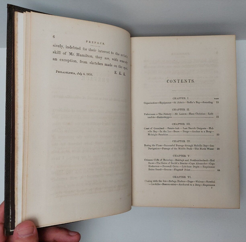Arctic Explorations Elisha Kent Kane 1st Ed 1856 2 Vols Sir John Franklin VG++ - Picture 8 of 23