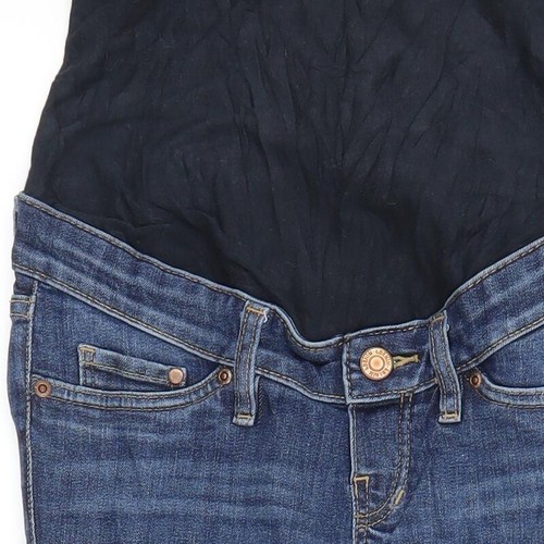 H&M Womens Blue Cotton Blend Skinny Jeans Size 6 L26 - Picture 11 of 12