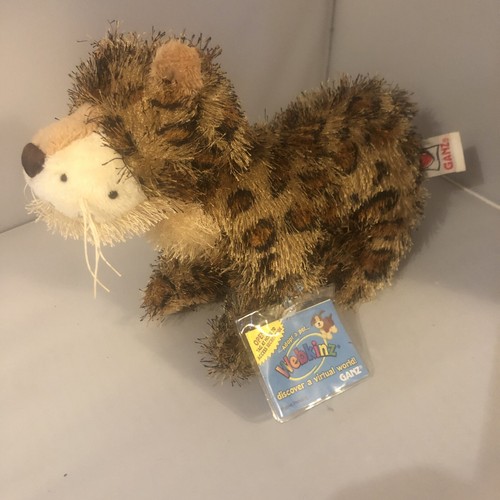 Ganz Webkinz Leopard Stuffed Animal Plush HM031 New Unused Code - Picture 3 of 5