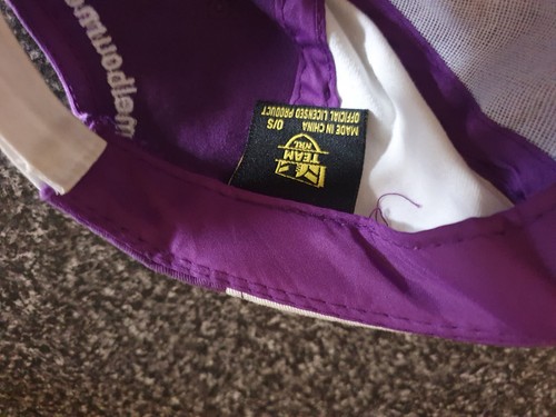 NRL Vintage Melbourne Storm Purple White NRL Supporters Cap Adjustable. 2009. - Bild 6 von 8