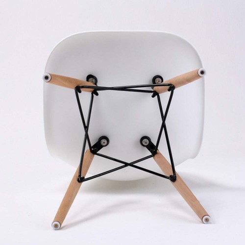 4X Retro Dining Cafe Chair DSW WHITE - Picture 7 of 11