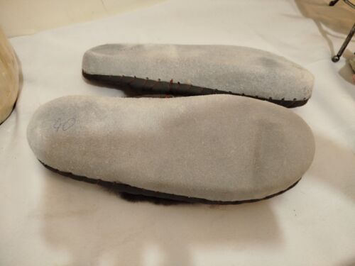 Women's Ladies Hand Made %100 Sheepskin Mules/Slippers UK SIZE 7 EU 40 Indoors - Picture 10 of 12