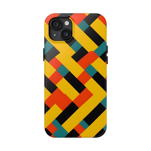 Geometric Tough Phone Case - Stylish Protection for iPhone/Samsung - Picture 22 of 44