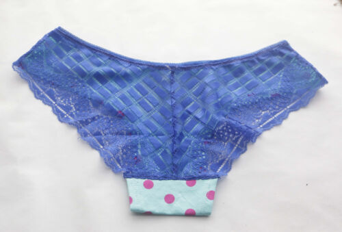 3 Pack Women Sexy Briefs Cotton&Floral Mesh Underwear Hipster Bikini Panties S - Picture 3 of 6