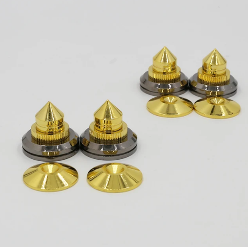 4Set HiFi Speaker Spiker Isolation Stand Feet Nail Pads for Amplifter /CD Player - Picture 2 of 6