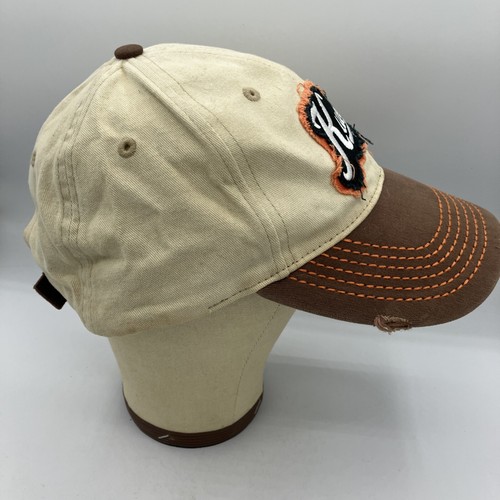 Kubota Choko Baseball Cap Khaki & Brown - The Power Of Orange - Distressed Look - Picture 5 of 8