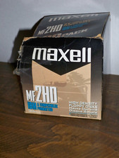 NEW MAXELL Floppy Diskettes 3.5 1.44MB MF 2HD PC Formatted 16 Disks Original Box
