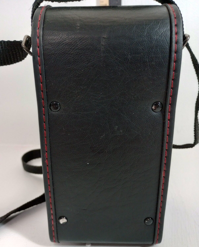 Sigma NC-5 Camera Bag Case with Strap, Black Leather, Japan Vintage - Picture 5 of 11