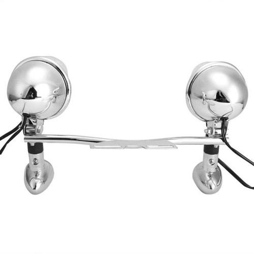 Passing Turn Signal Driving Spot Fog Light Bar Set For Harley Touring Chopper - Picture 3 of 12