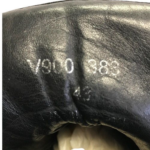 Versace Collection Medusa Trainers High Top Sneakers Mens 43 Black Double Zip - Picture 9 of 11