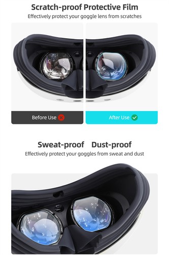 4Pcs geeignet für PS VR2 Objektivschutz HD Anti-Kratz TPU Film - Photo 2/13