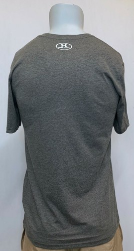 Under Armour Hemd Herren Medium Large grau rot kurzarm sportliche Passform weich - Bild 10 von 24