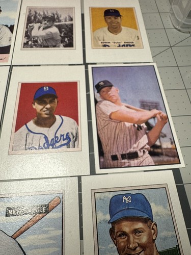 1989 Bowman Reprint Inserts. Complete 11 card set. Mantle,Mays,Robinson,Berra… - Picture 6 of 7