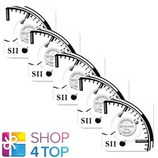 5 SEIKO SEIZAIKEN WATCH BATTERIES 377 376 SR626SW SR66 SILVER 1.55V 2026 NEW