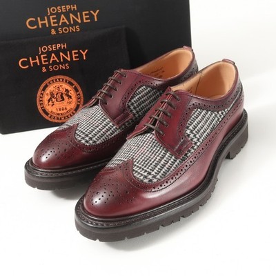 Unused item JOSEPH CHEANEY MAUDE 2 GV Dress shoes Size 4D Wingtip combinatio...