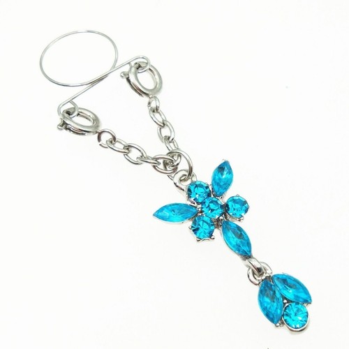 1 Par Sexy Sin Perforar Clip En Anillo Pezón Falso Joyería Corporal Escudo Mariposa - Imagen 6 de 11