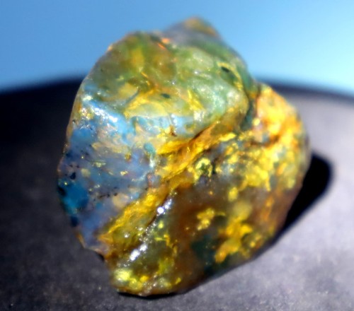 Finest Natural Dominican Clear Green Blue Amber Rough Specimen 51mm 32.5g - Picture 4 of 13