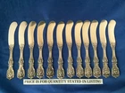 Set Of 12 Reed & Barton Francis I Sterling Flat Butter Knives NO mono Old h/m