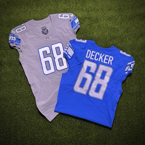 (2) Taylor Decker Detroit Lions Game Team Issued Trikot - Bild 1 von 11
