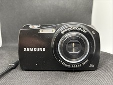 Samsung St6500 16.1mp Black Digital Camera Tested/Works