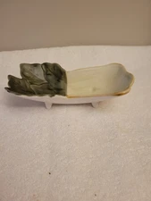 NEW IN BOX ASPARAGUS GLASS TRAY 7.2''WIDE BY NIFTY HOUSEWARES