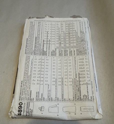 Simplicity 4890 Sewing Pattern KK Sizes 8-14 Women's Tops Pants & Bag - uncut - Picture 4 of 6