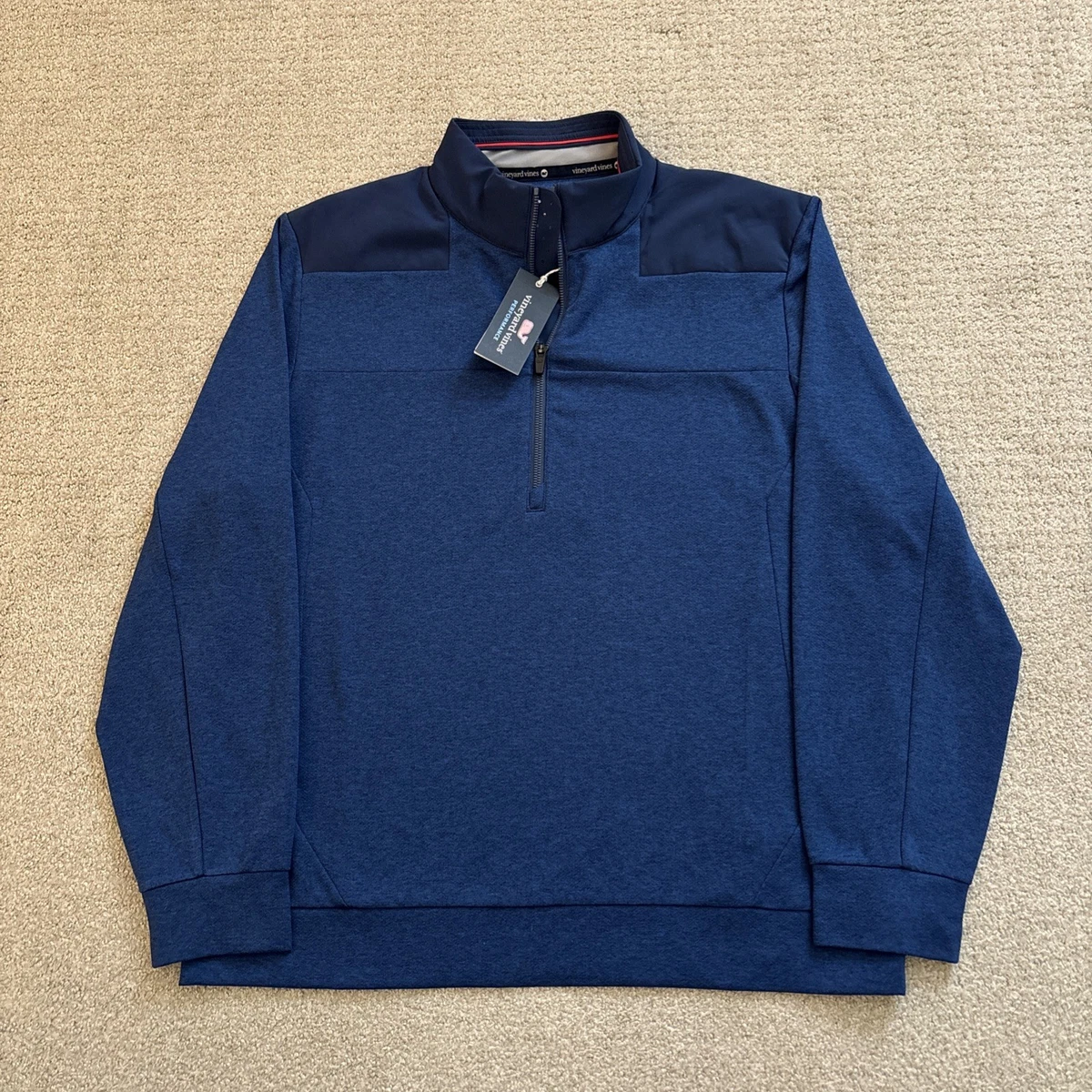 Pull homme Vineyard Vines Jim Nantz moyen 1/4 zip pull golf