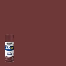 Red Primer, Rust-Oleum American Accents 2X Ultra Cover Flat Spray Paint- 12 oz