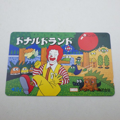Tarjeta telefónica japonesa Ronald McDonald Data East 1988 - Imagen 1 de 6
