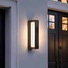 Solar Wall Lights Outdoor Waterproof, 20.5" Large Outdoor Wall Sconce for House