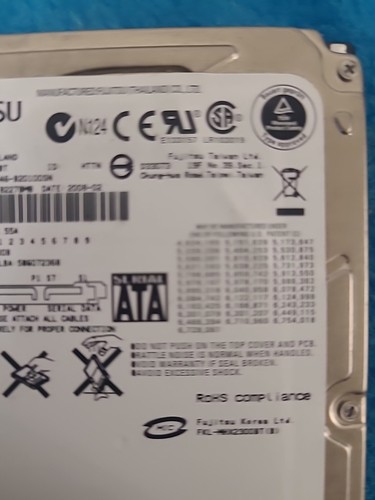 Fujitsu, mhx2300BT 300GB 2.5" SATA II +western Digital Scorpio WD1600BEVT. Usado. - Imagen 4 de 17