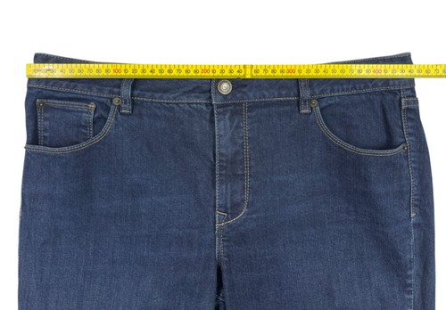 JEANSWEST Jeans Women's Tummy Trimmer Slim Straight Dark Blue Denim Size 15 - Bild 12 von 15