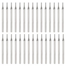 30pcs 1.1mm Diamond Hole Saw Cylindrical Grinding Drill Bits with 2.35mm Shank