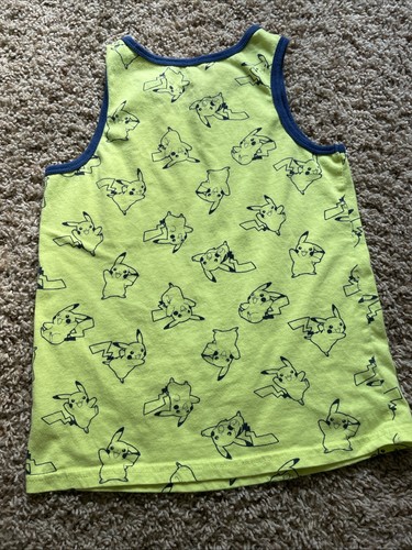Lot Of 3 Pokemon Detective Pikachu Tank Top Shirt Tee Kids Size 8 Medium - Picture 11 of 11