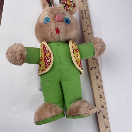 Vintage Knickerbocker Tiere der Auszeichnung Hase Kaninchen Stofftier ALLE ANSEHEN - Bild 2 von 6