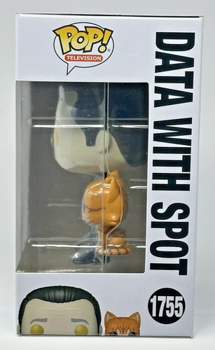 Funko POP! Star Trek : The Next Generation - Data with Spot #1755 Figure MINT🔥 - Picture 3 of 6