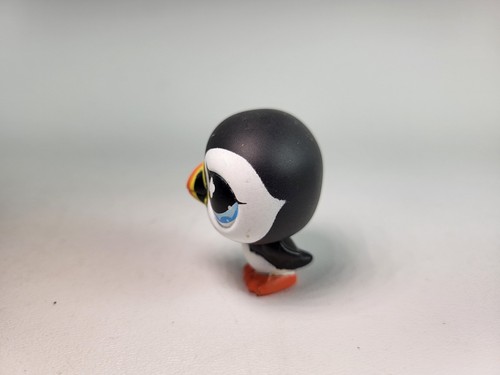 Littlest Pet Shop Puffin Penguin 654 Black Authentic Lps - Picture 2 of 6