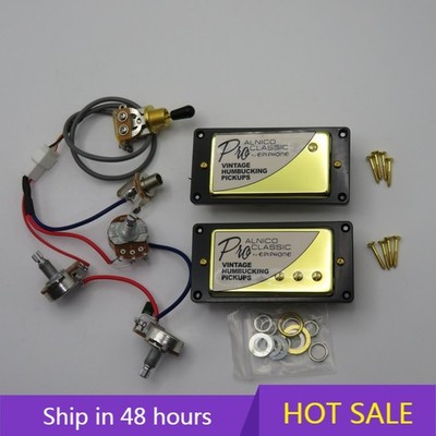Original Epiphone Classic Pro Alnico Classic Pickups with 1V1T/2V1T/2V2T Wiring