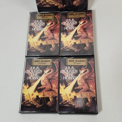 BBC Radio Presents The Hobbit by J. R. R. Tolkien 1997 Audio Book on 4 Cassettes - Foto 2 di 3