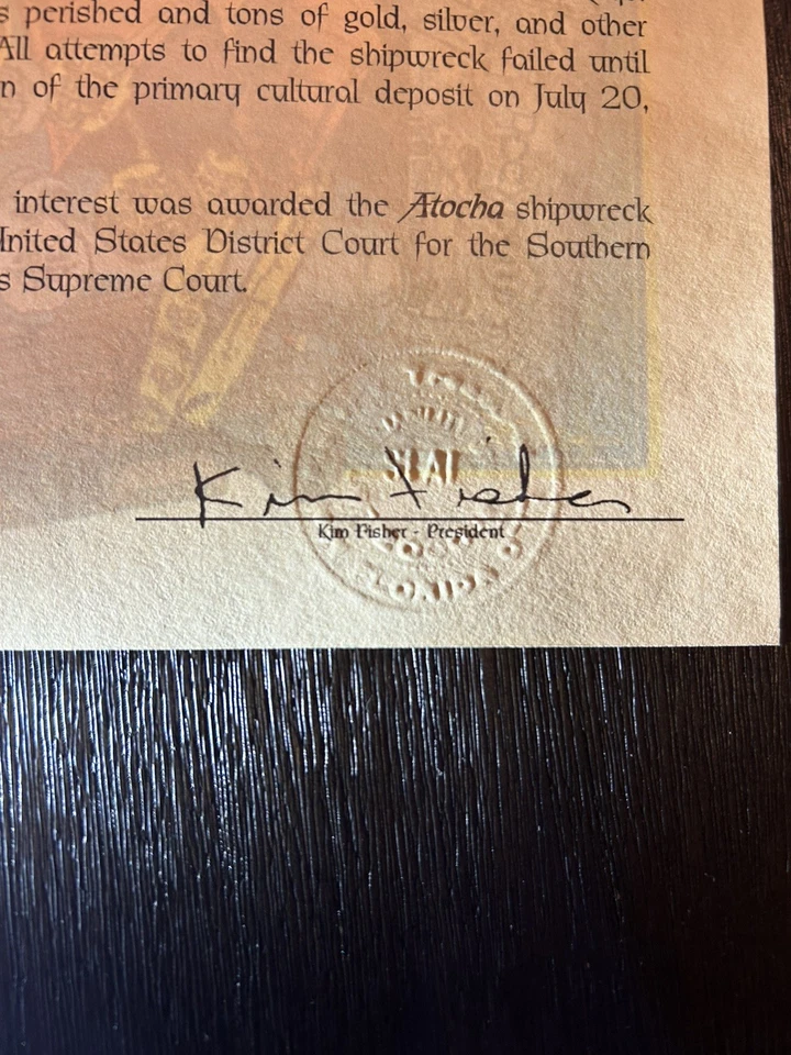 Artefacto de cerámica del naufragio de Atocha Mel Fisher Treasure para fanáticos de la flota 1715 Foto 4 de 4